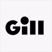 Gill brand logo in black text on white background.