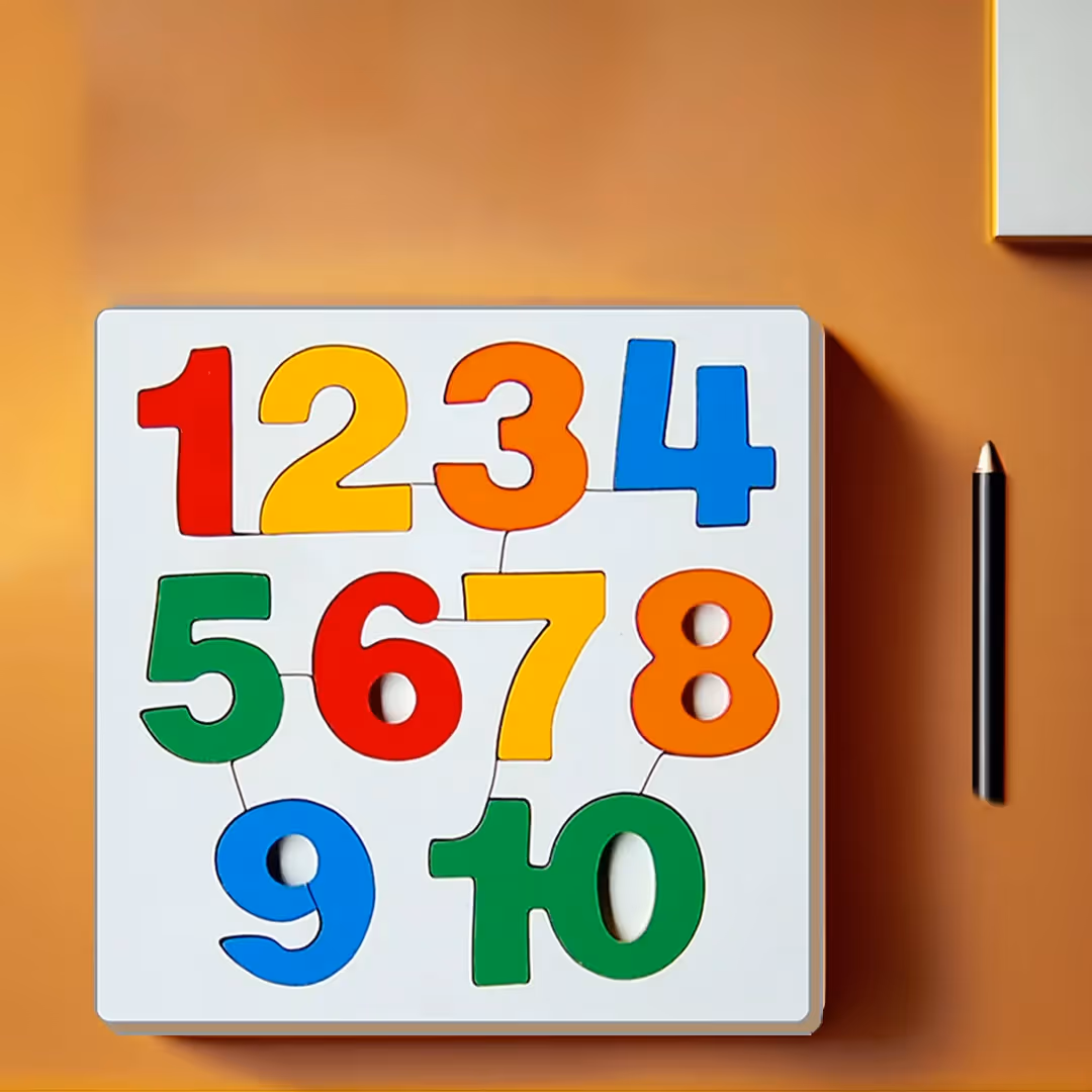 Number Inset Tray Puzzle- 1 to 10