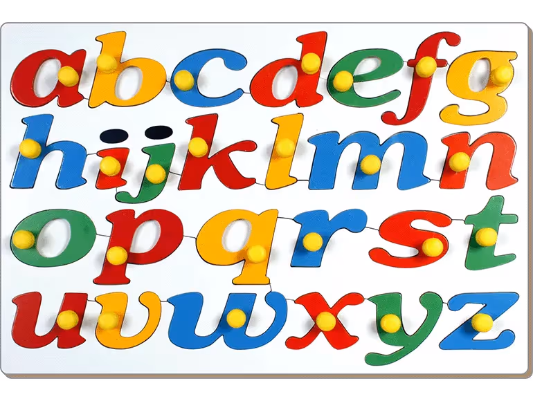 Jumbo Alphabets with Big Knob