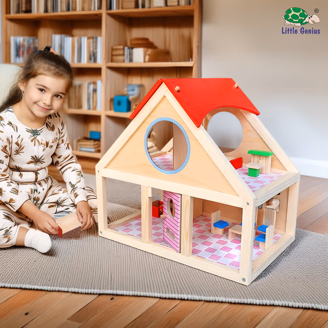 Wooden Mini Doll House