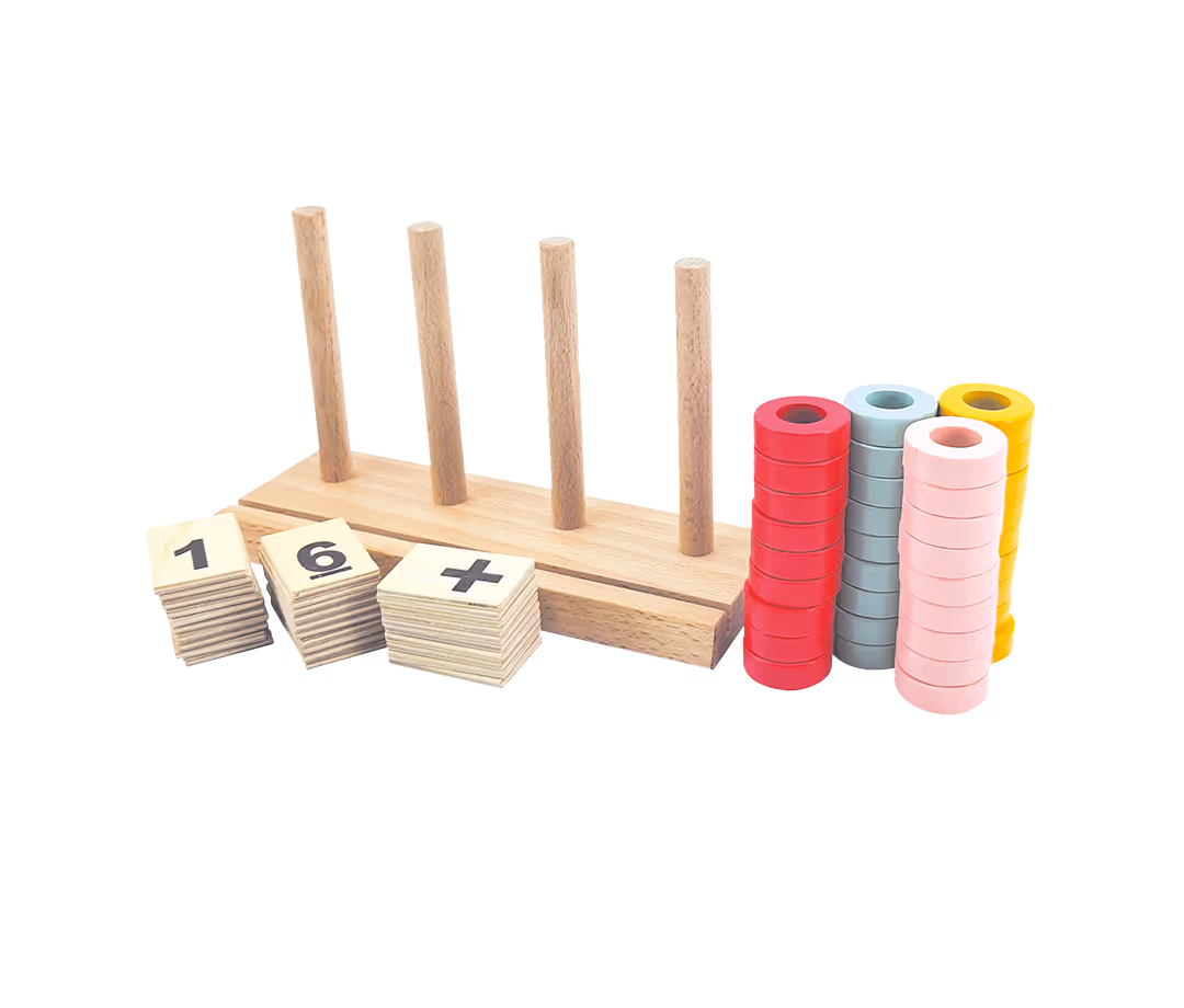 Wooden Math Master Abacus