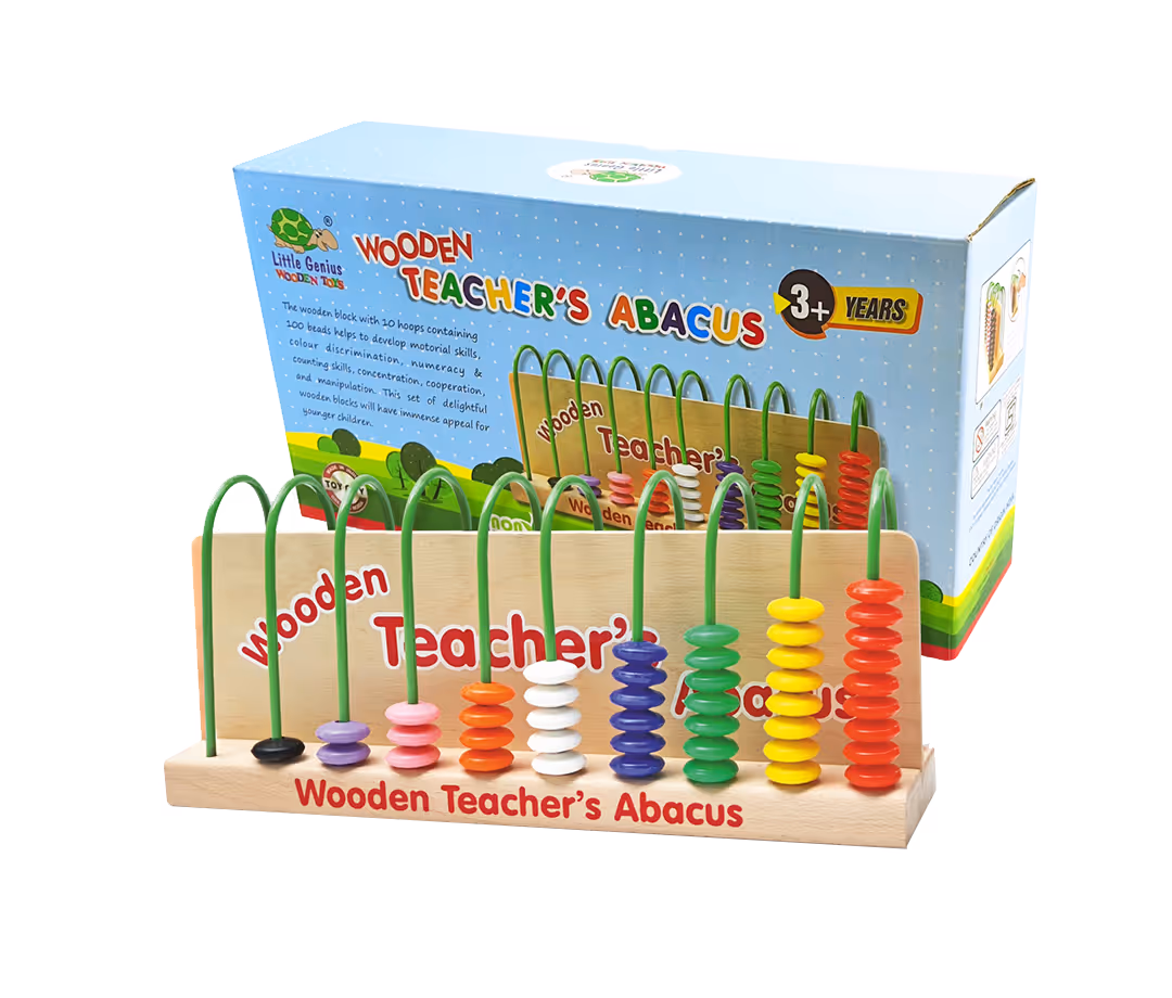 Wooden Teacher 'S Abacus, 3 Years & Above