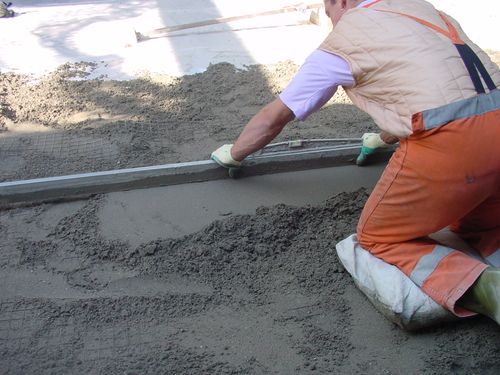 préparation d'une base de sol stable