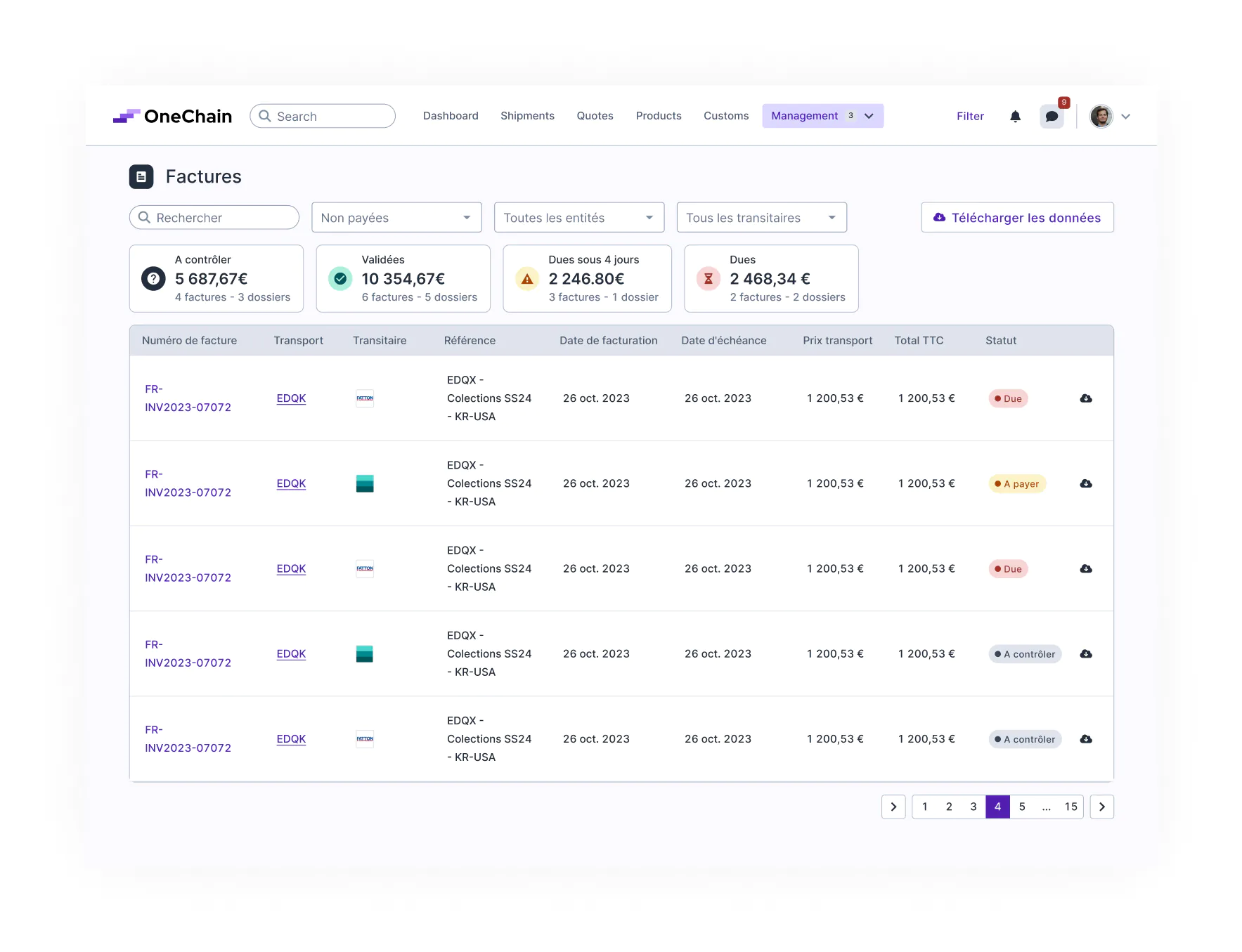 Invoices Home