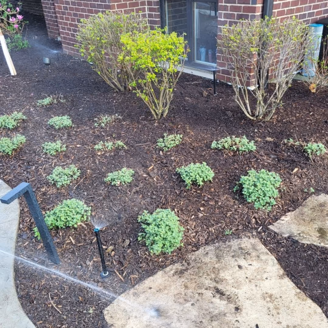 sprinkler-install-in-flower-beds