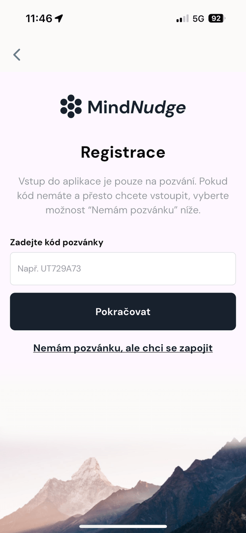 Navod krok 1 - zvaci kod