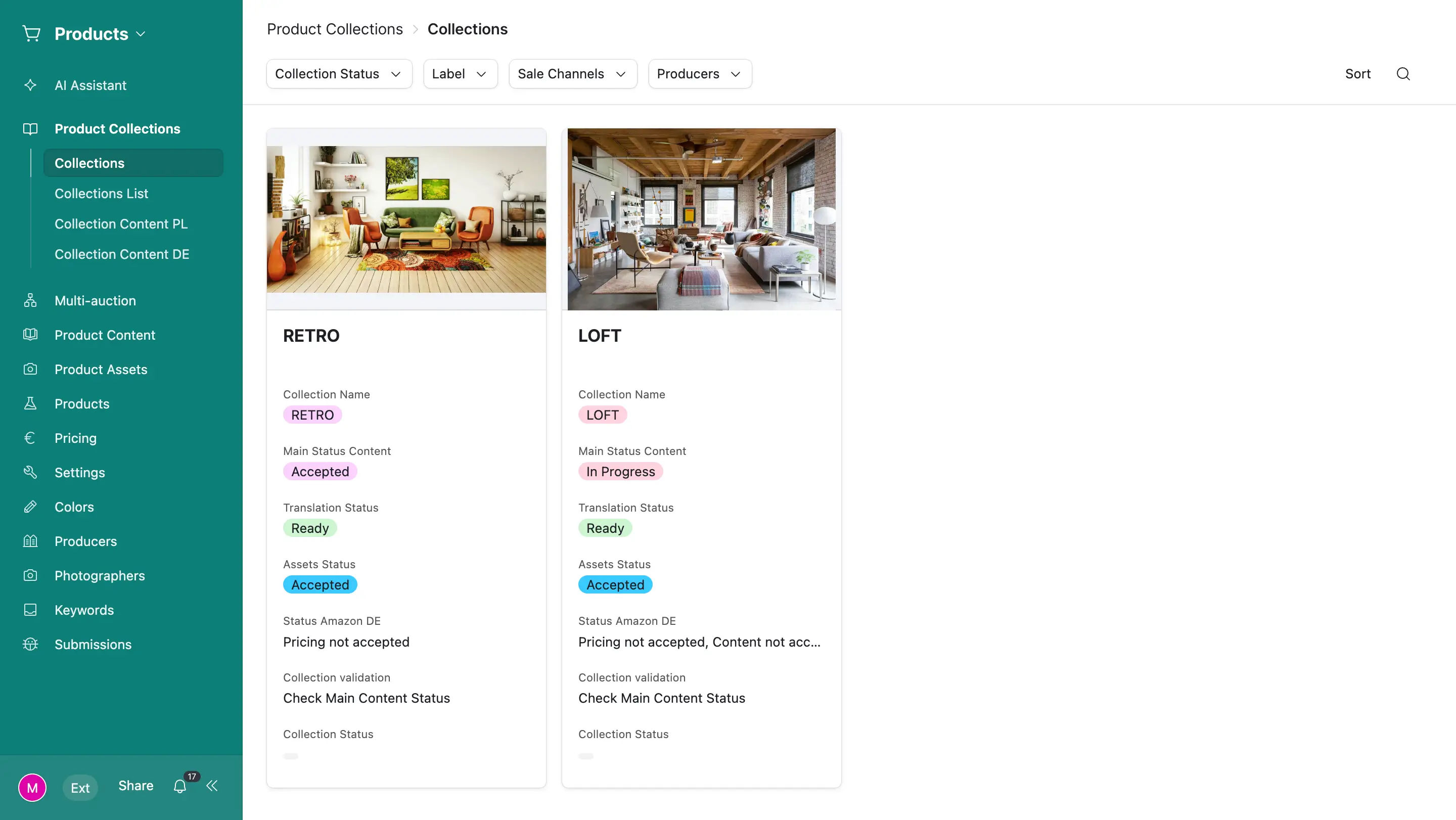 zarządzanie informacjami o produktach