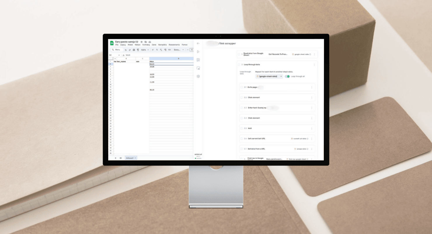 automatyzacja do analizy cen konkurencji