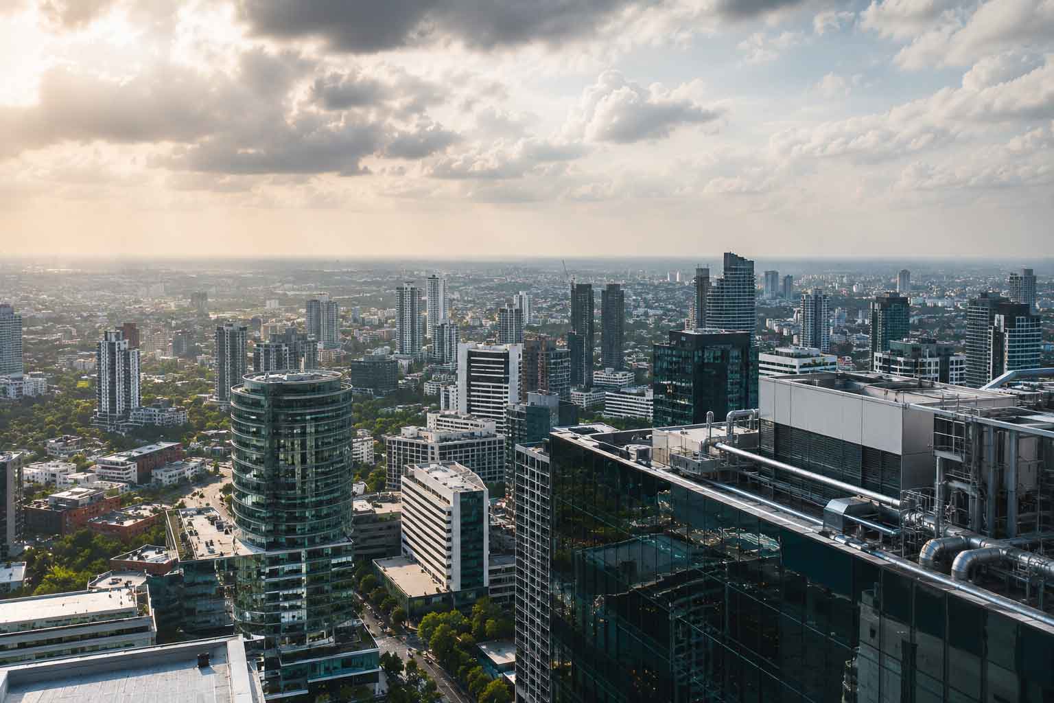 Urban building portfolio illustrating uncertainty factors in dynamic HVAC simulation and energy modelling