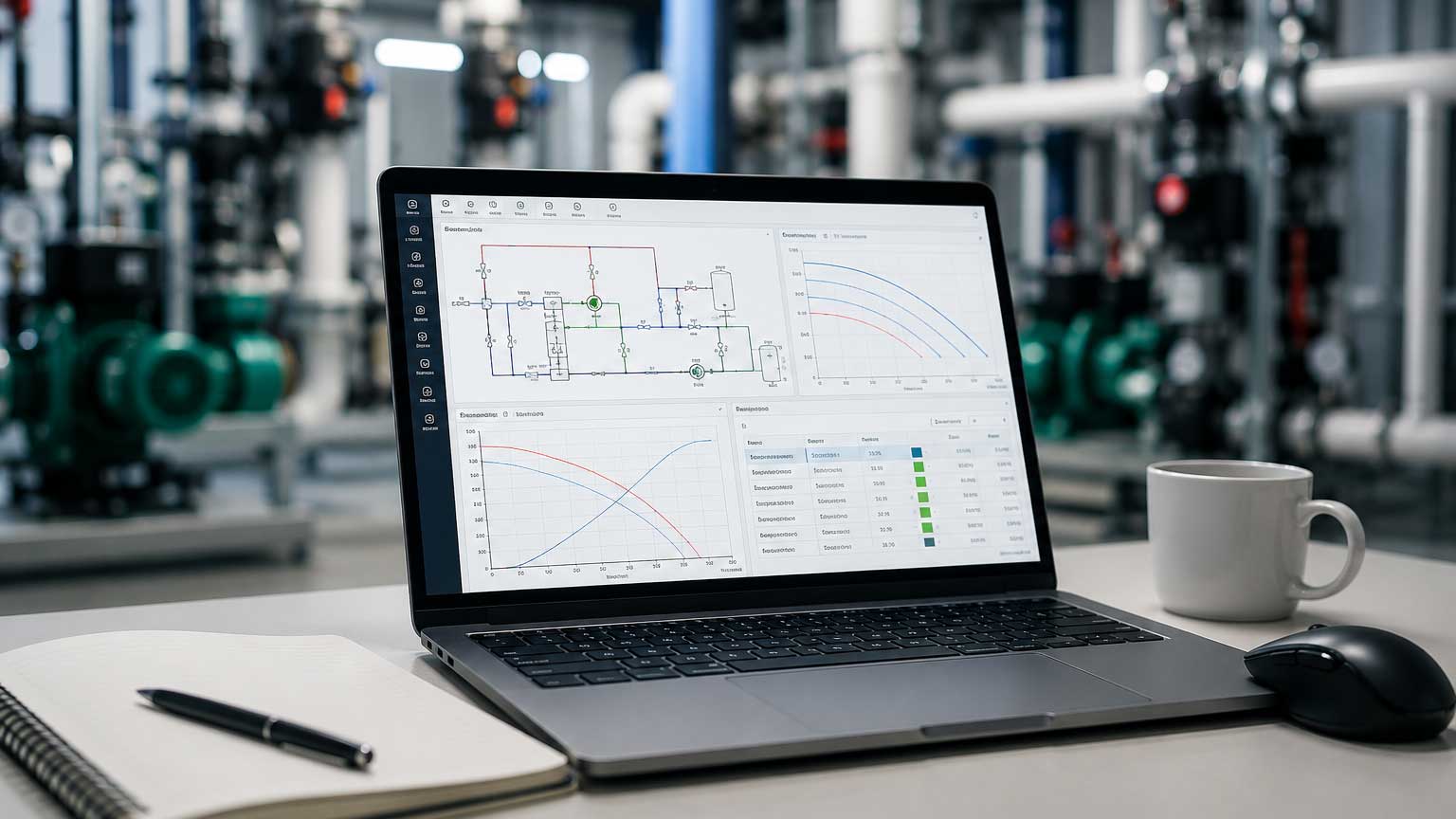 HVAC simulation software used to evaluate and optimise real system performance in commercial buildings