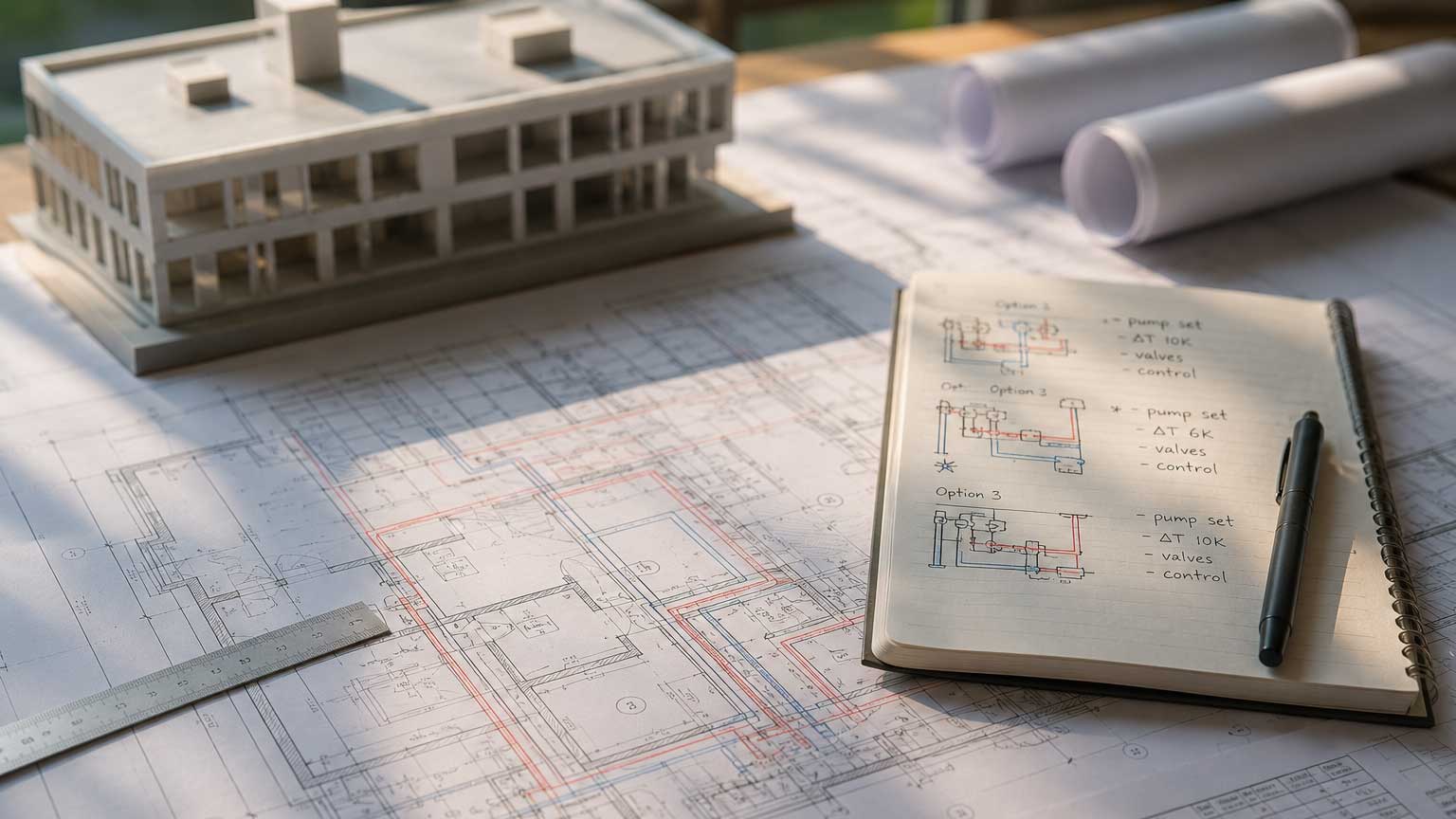 Hydronic HVAC calculations becoming misaligned as design revisions and system changes are introduced during project development