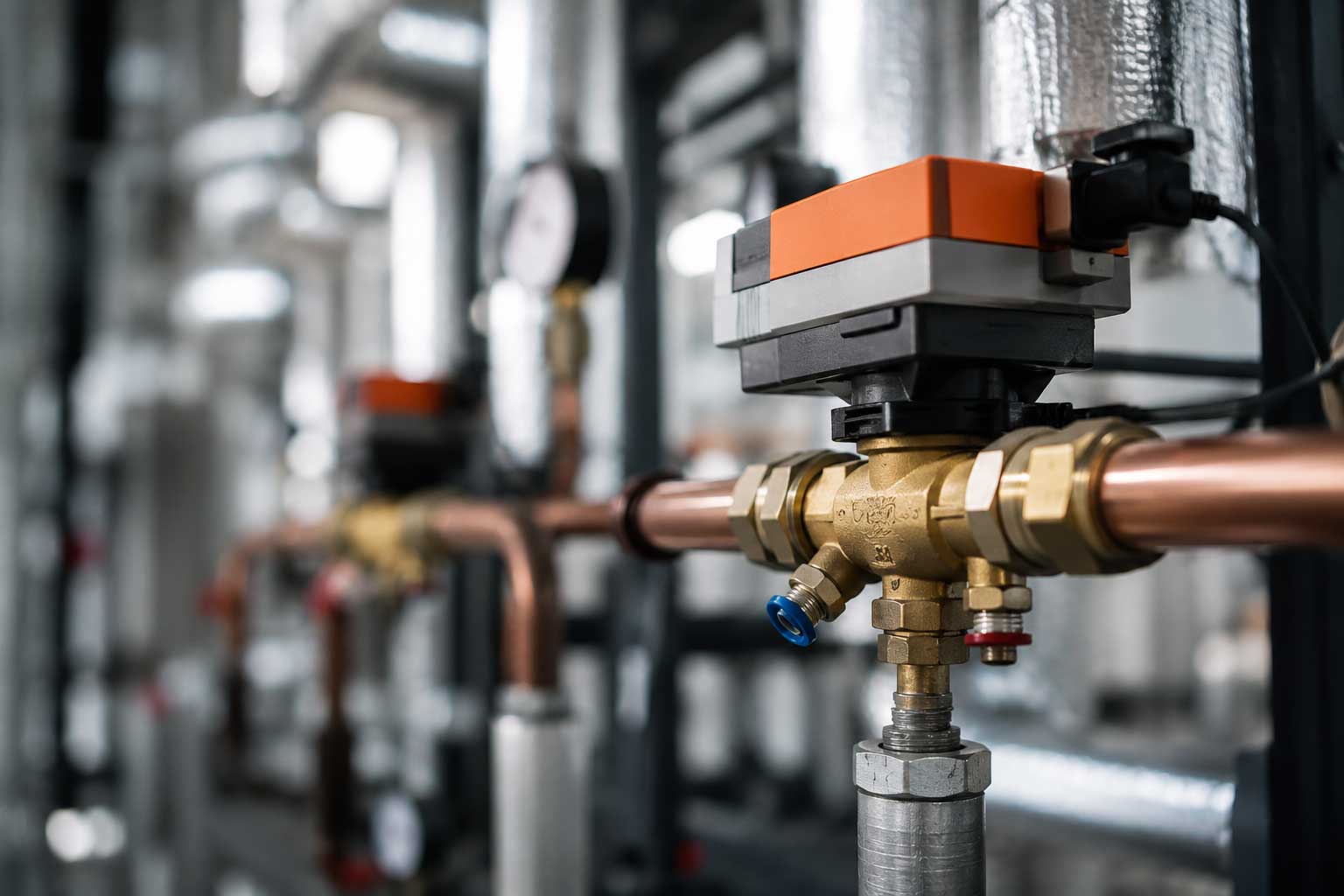 Modulating hydronic control valve used to optimise HVAC system performance under part-load operating conditions