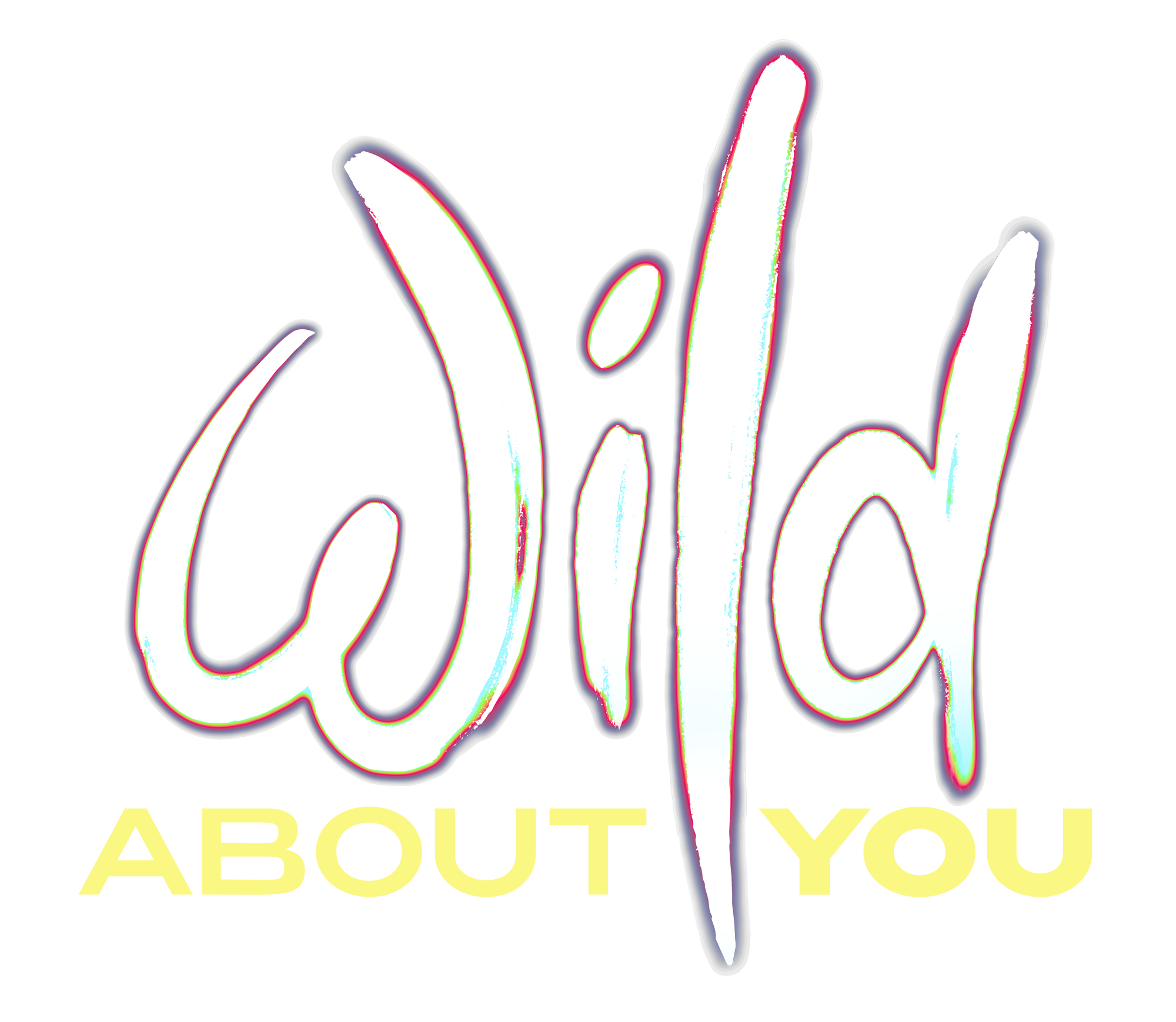 Logo with word 'Wild' in large stylized white letters with black outline and yellow text below.
