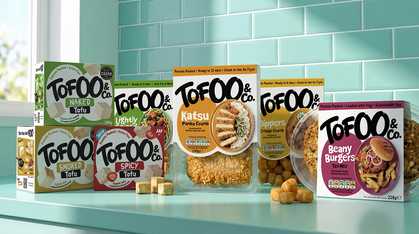 The Tofoo Co packaging range