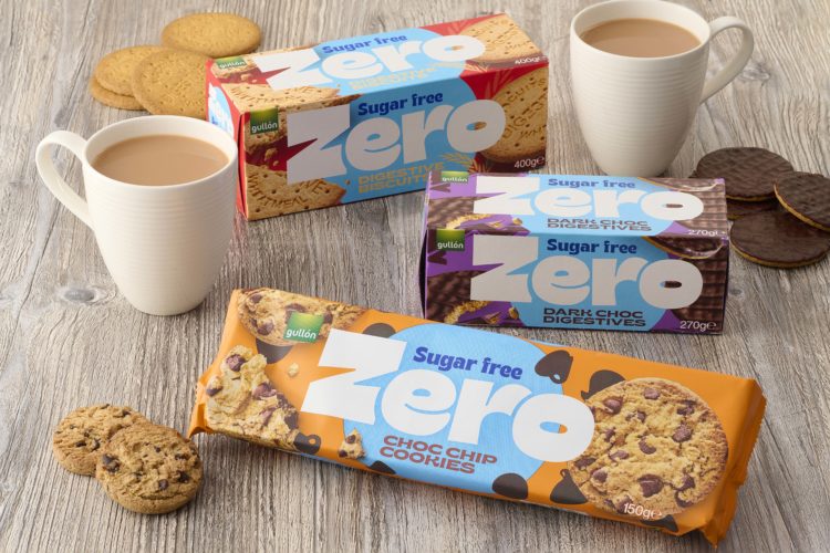 Gullón Zero sugar-free biscuit packaging