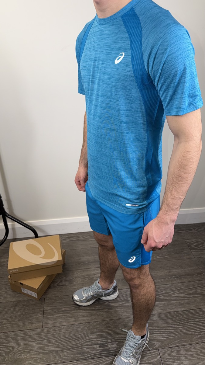 Active Clo ad creative: blue co-ord set