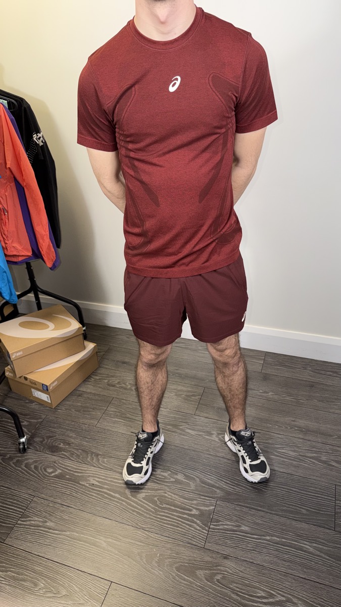 Active Clo ad creative: burgundy set