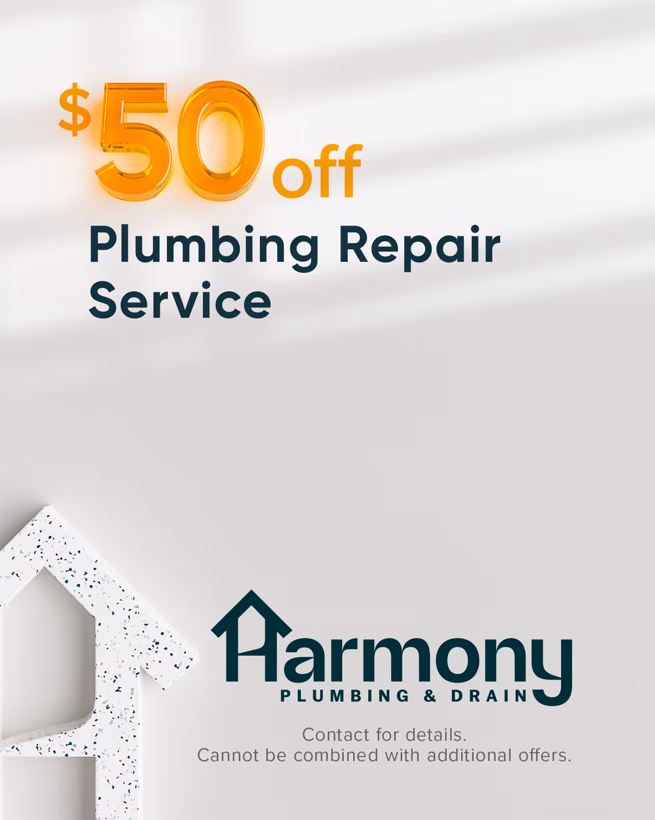 $50 Off plumbing repairs