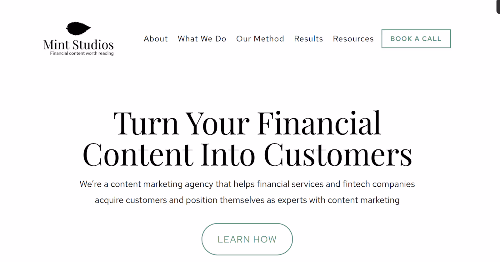 Marketing Agency: Mint Studios