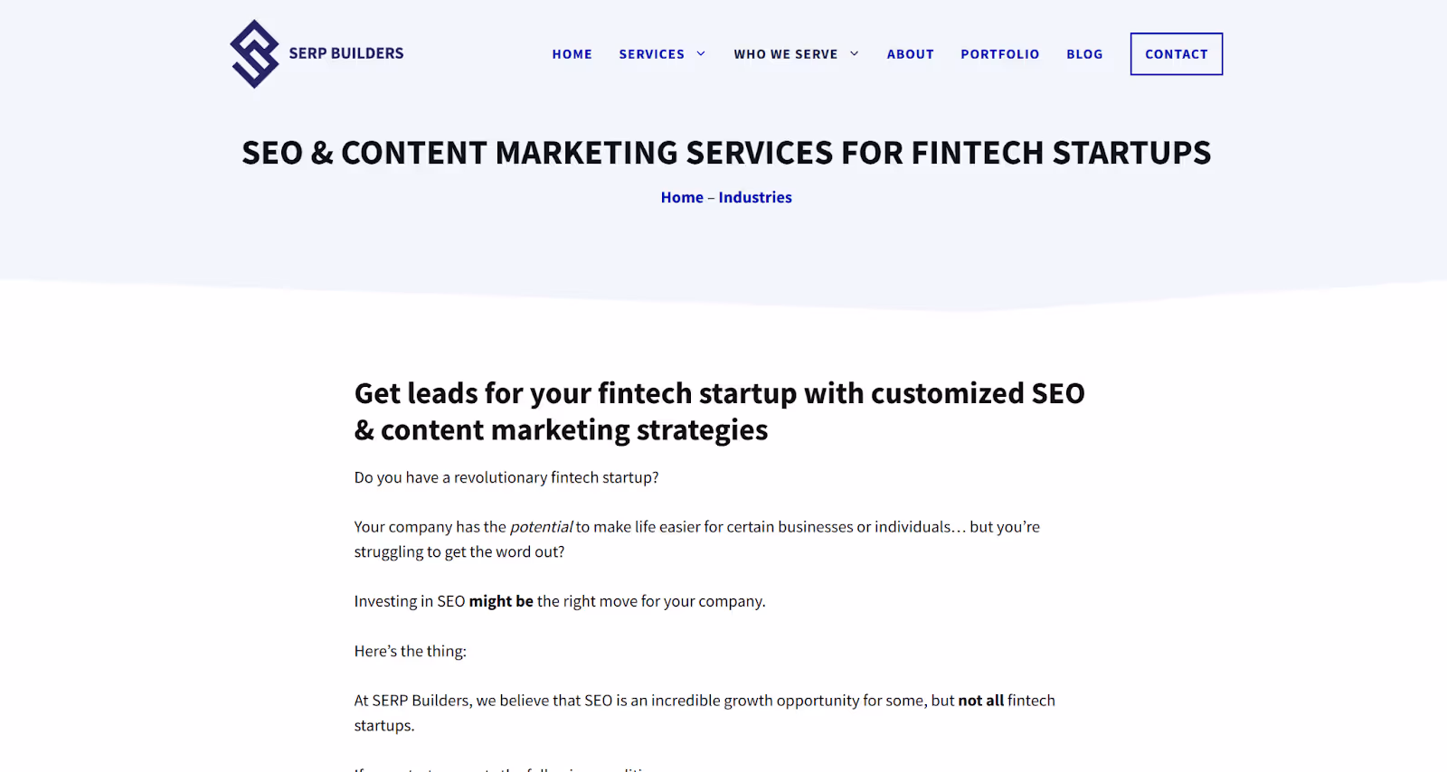 Marketing Agency: SERP Builders