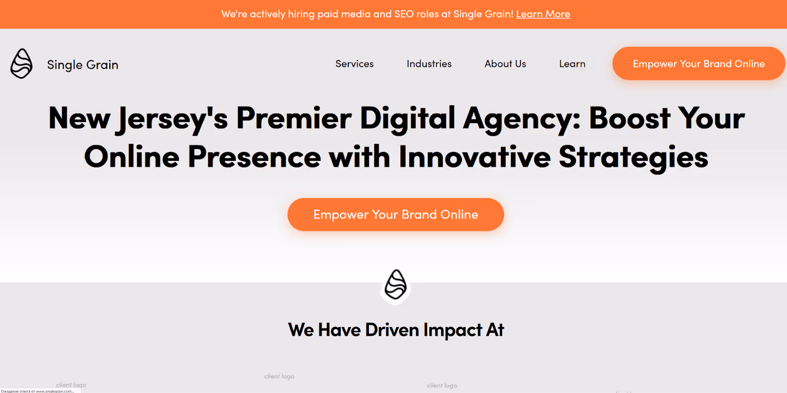 Digital Marketing Agency: Single Grain