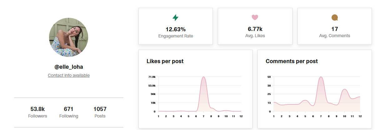 image45 @elle_loha Instagram account analysis