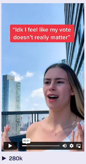 NYC Votes TikTok influencer marketing