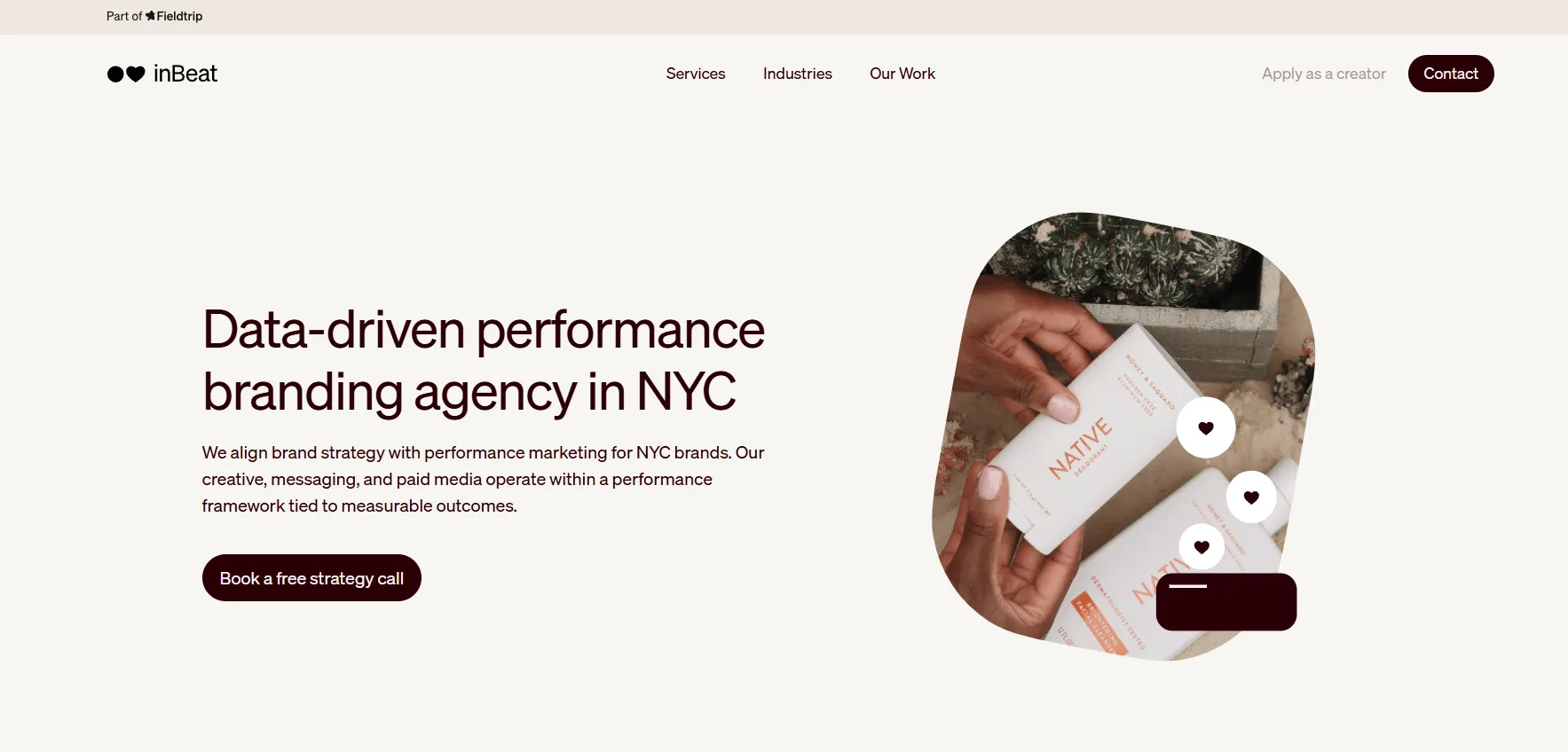 Top Performance Branding Agency in NYC: inBeat Agency