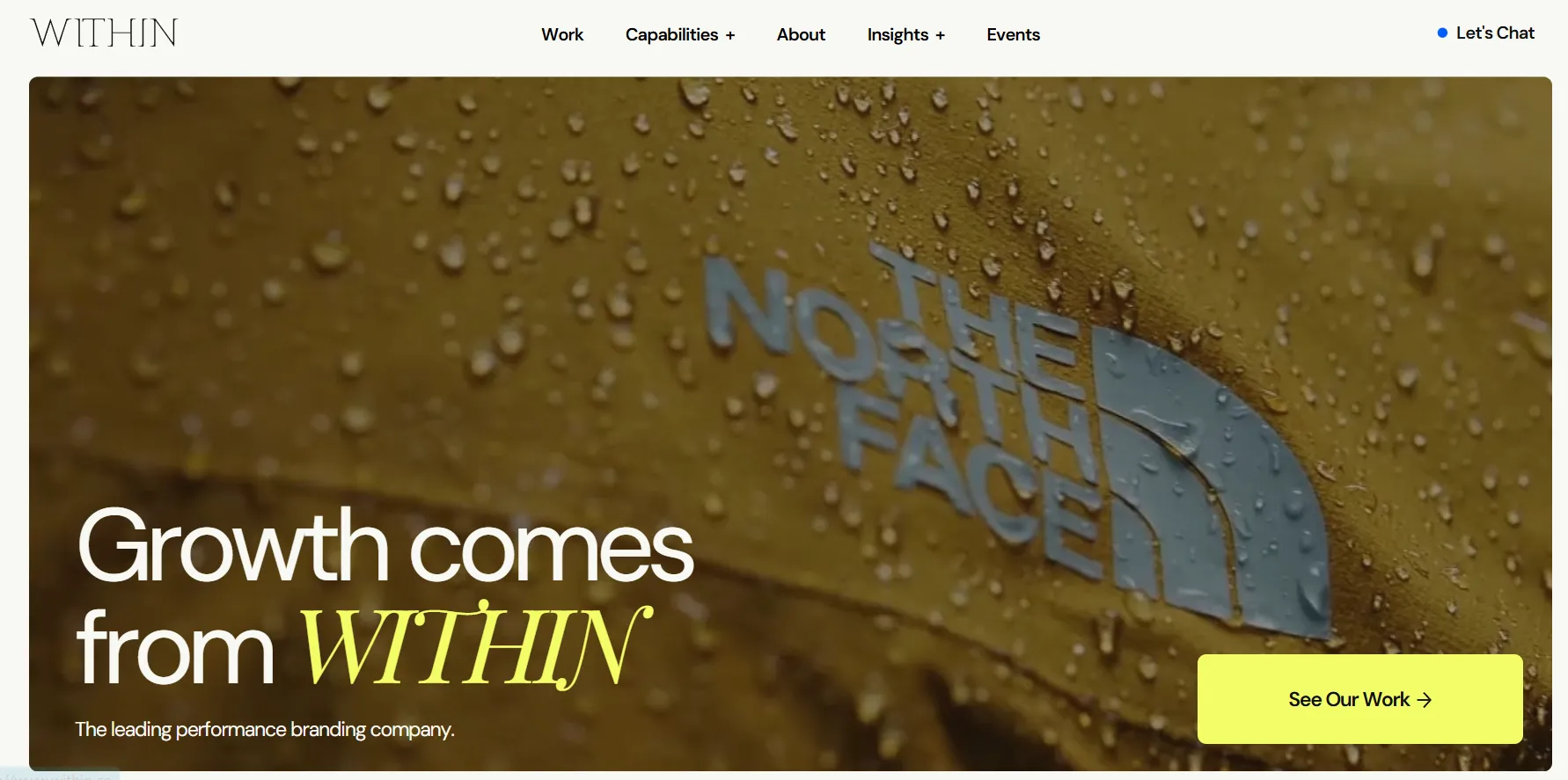 Performance Branding Agency in NYC: WITHIN 