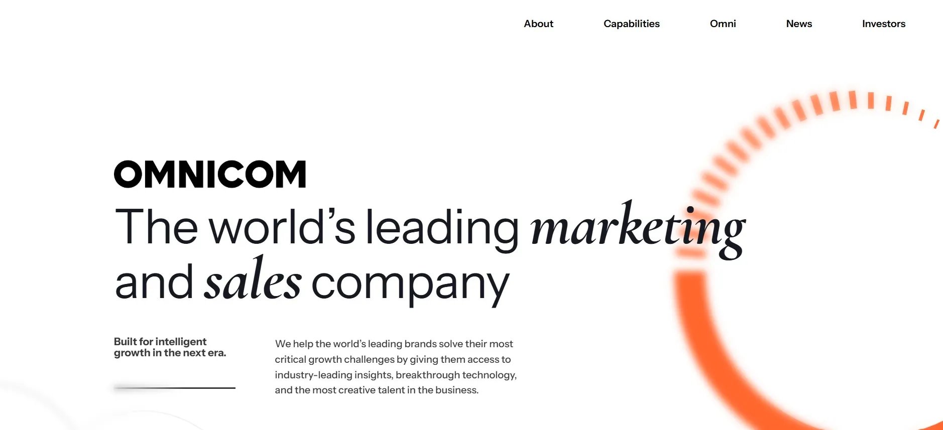 Omnicom Group global marketing and sales company.