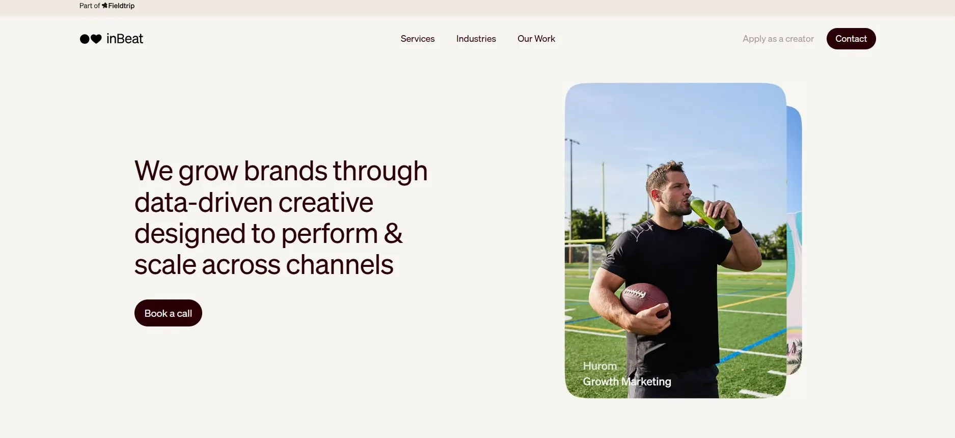 inBeat influencer marketing agency focused on performance-driven campaigns.