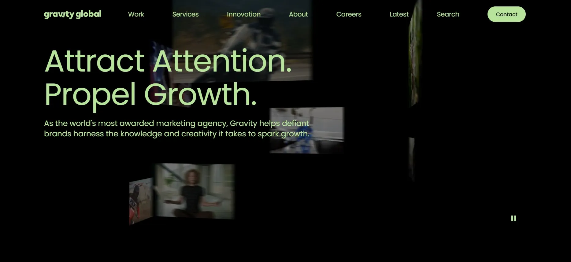 Gravity Global brand consultancy solving complex global marketing challenges.