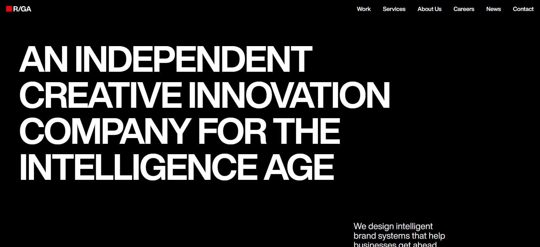 R/GA innovation agency focused on digital product and brand design.