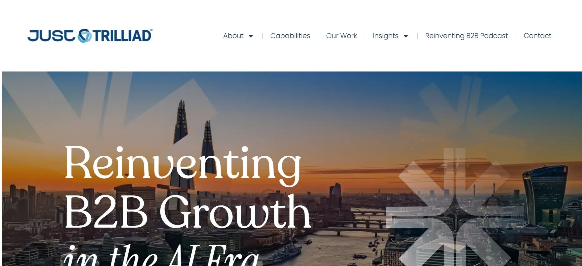 Just Global B2B marketing agency focused on performance and demand gen.