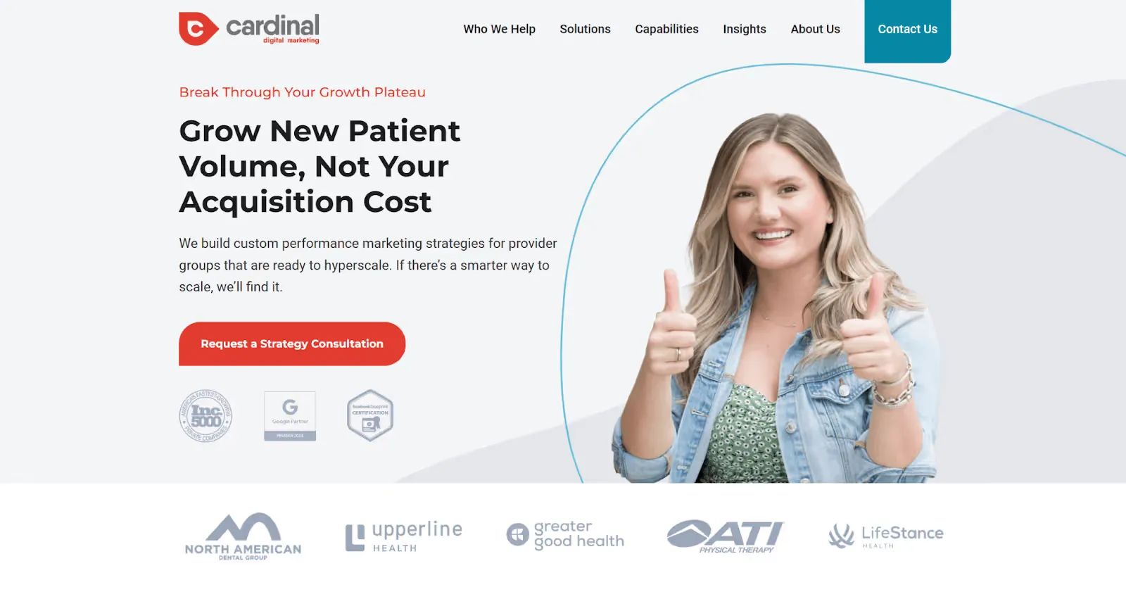 Top healthcare marketing agency: Cardinal Digital Marketing