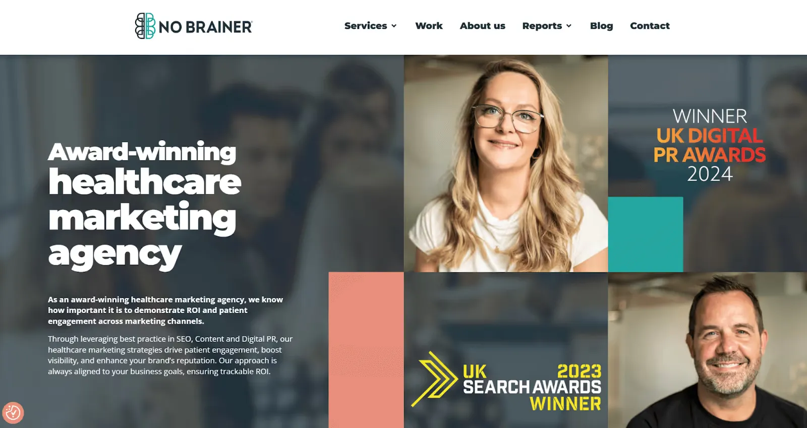 Top healthcare marketing agency: No Brainer Agency