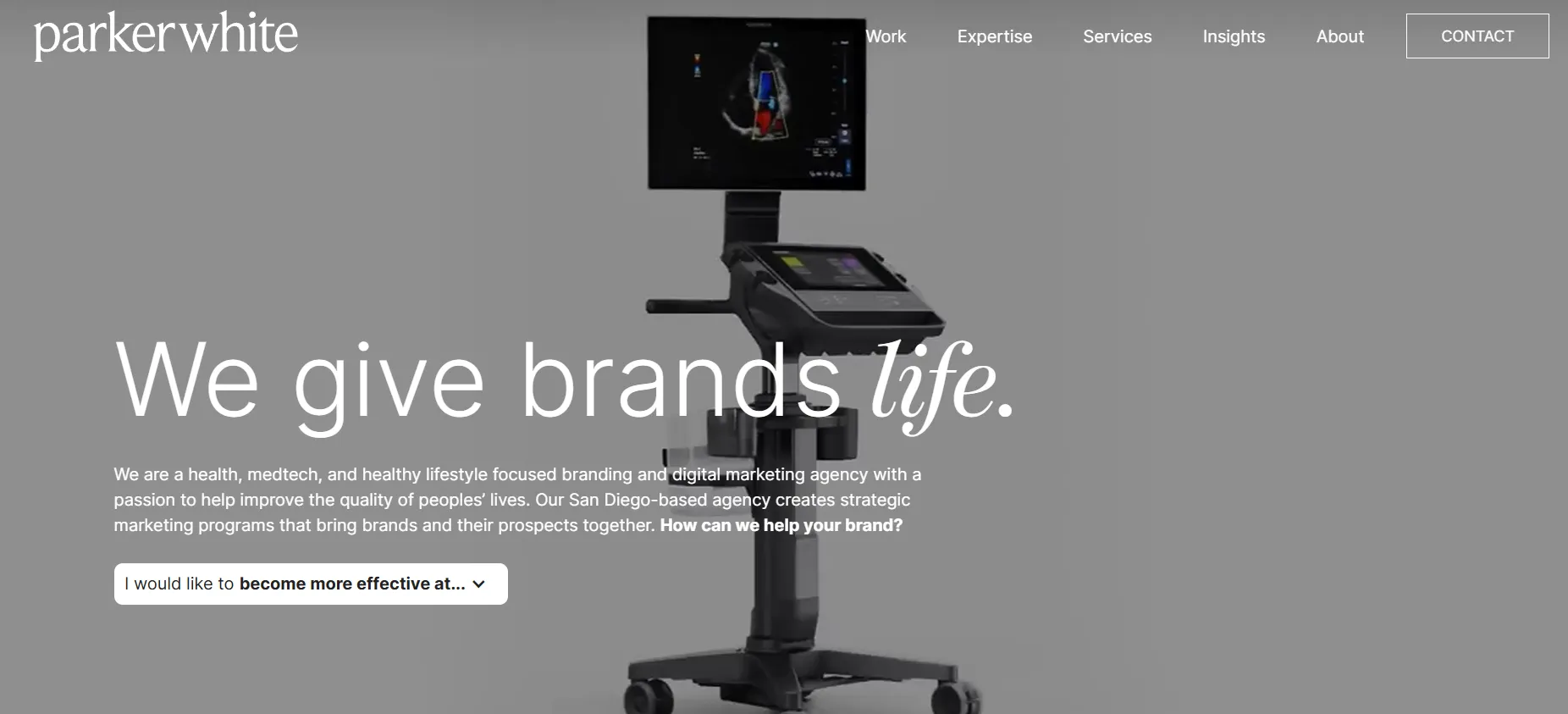 Top healthcare marketing agency: Parker White