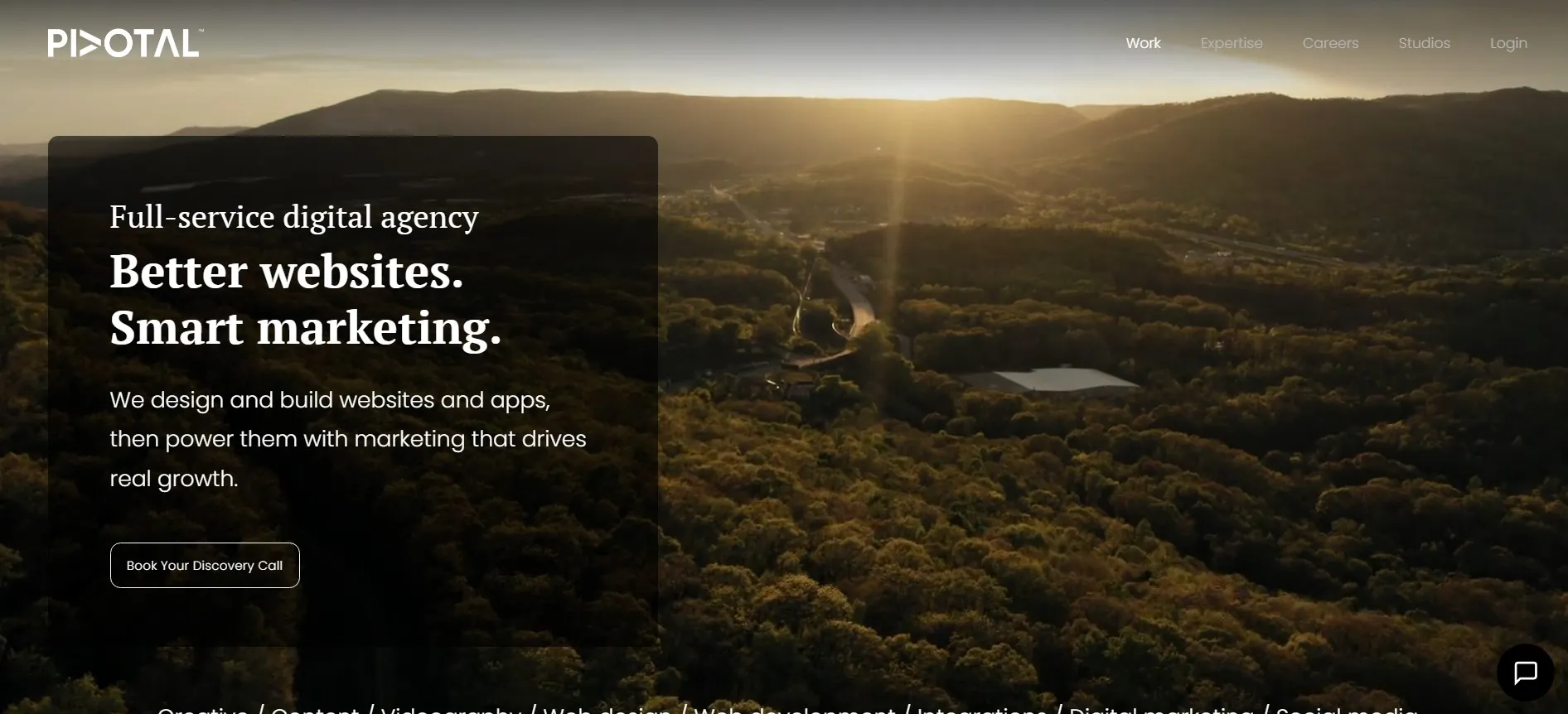 Pivotal agency building websites and driving revenue through marketing.