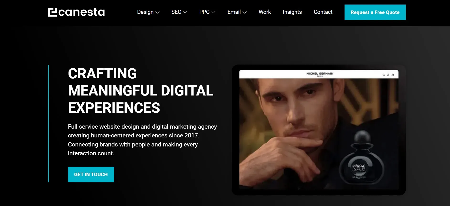 Canesta agency providing web design, SEO, and digital marketing services.