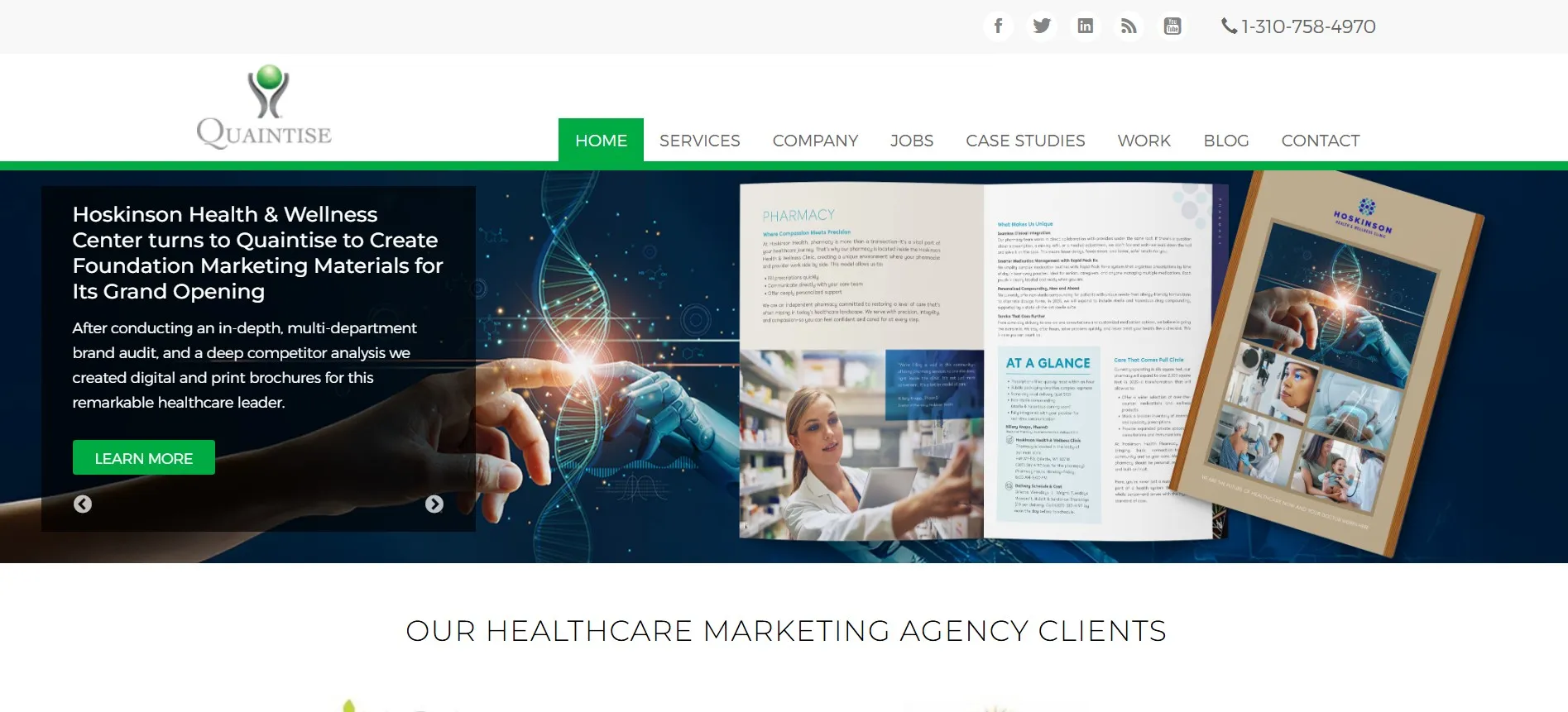 Quaintise agency creating marketing assets for healthcare and pharma brands.