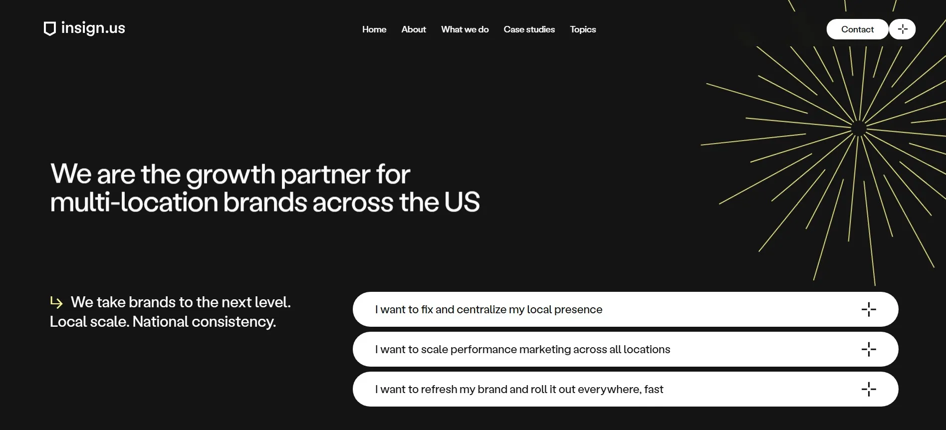 Insign LA supporting multi-location brands with digital growth strategy.