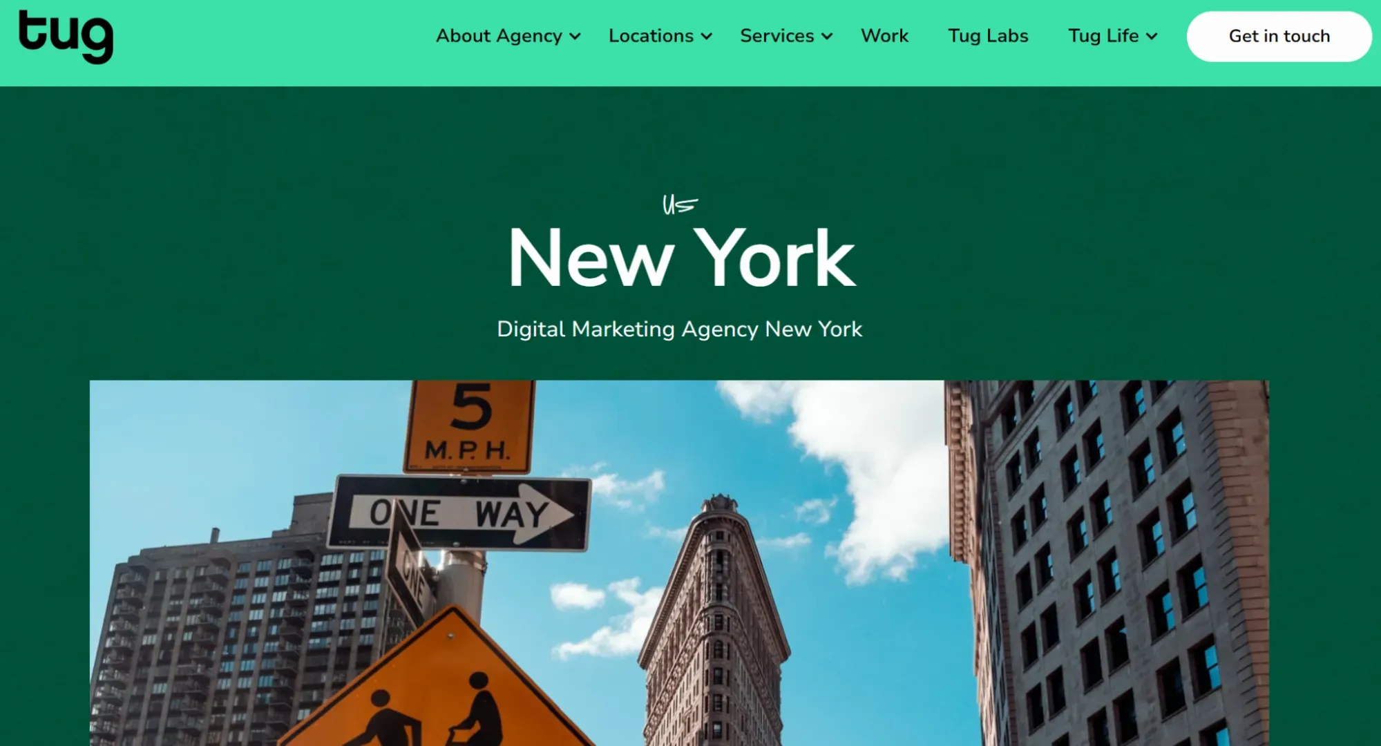 ug Agency digital marketing agency focused on SEO, paid search, and data.