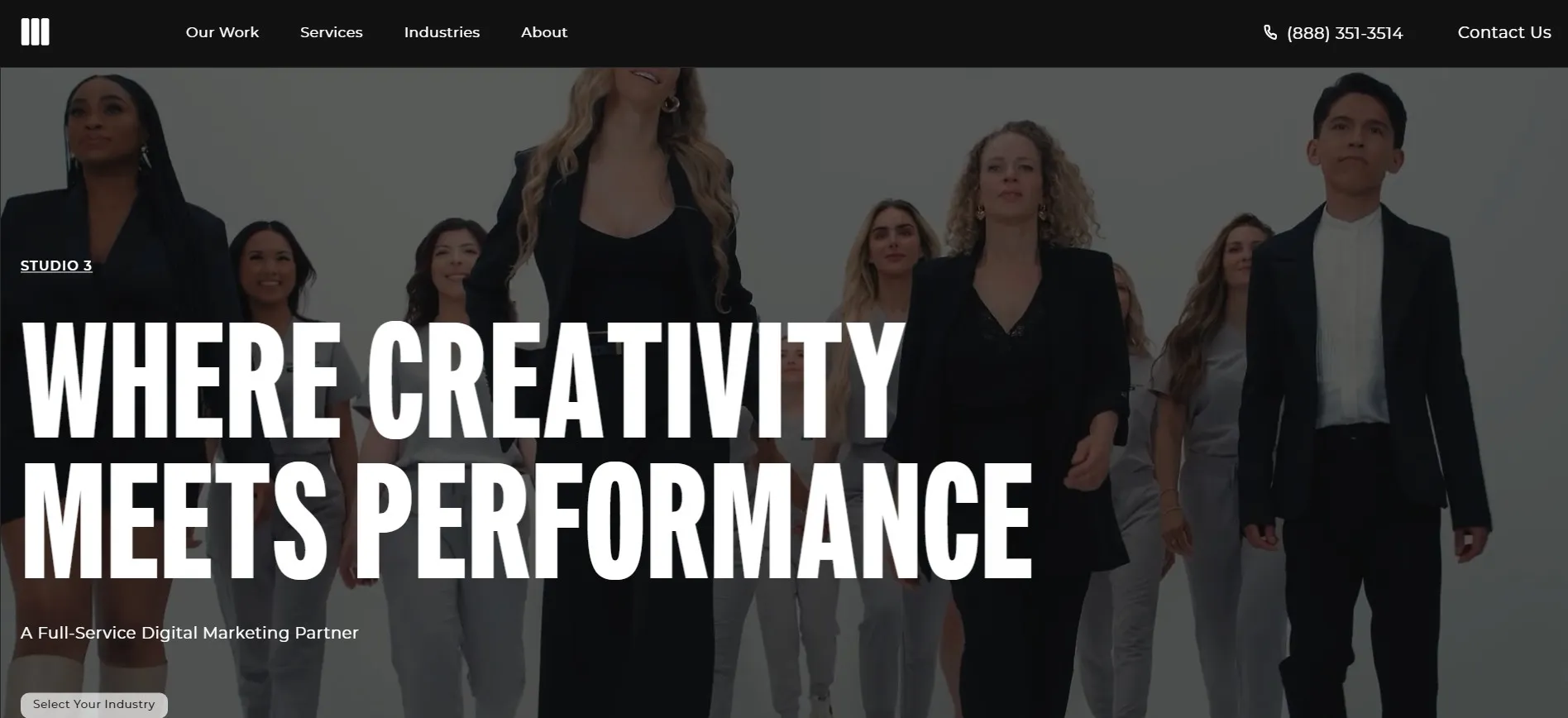 Studio III Marketing agency creating content and social campaigns.