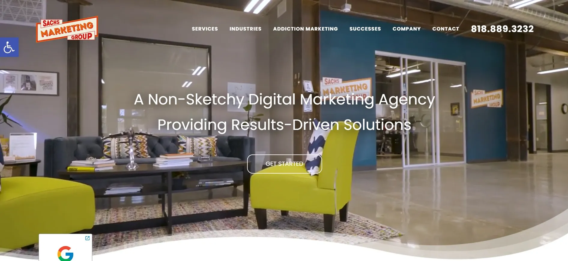 Sachs Marketing Group digital agency offering SEO and paid media.