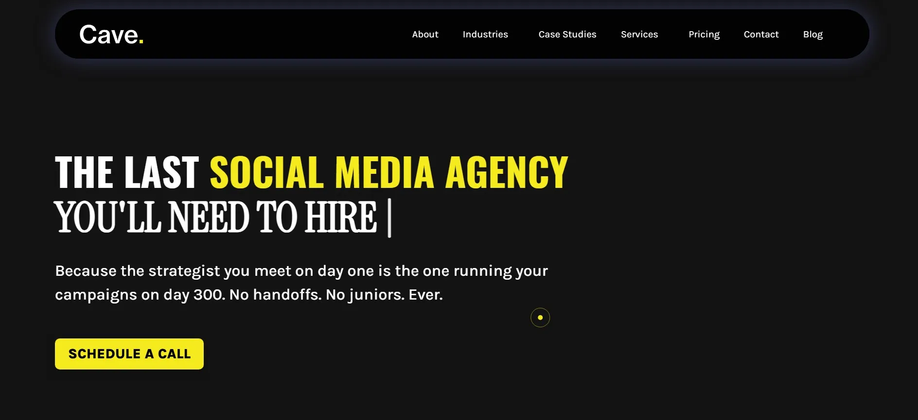 Cave Social agency focused on performance-driven social campaigns.