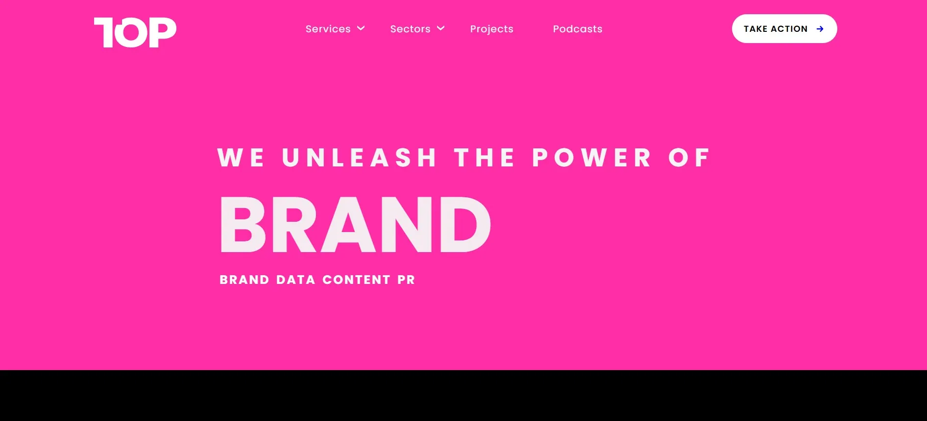 TOP Agency brand and PR firm focused on data-driven campaigns.