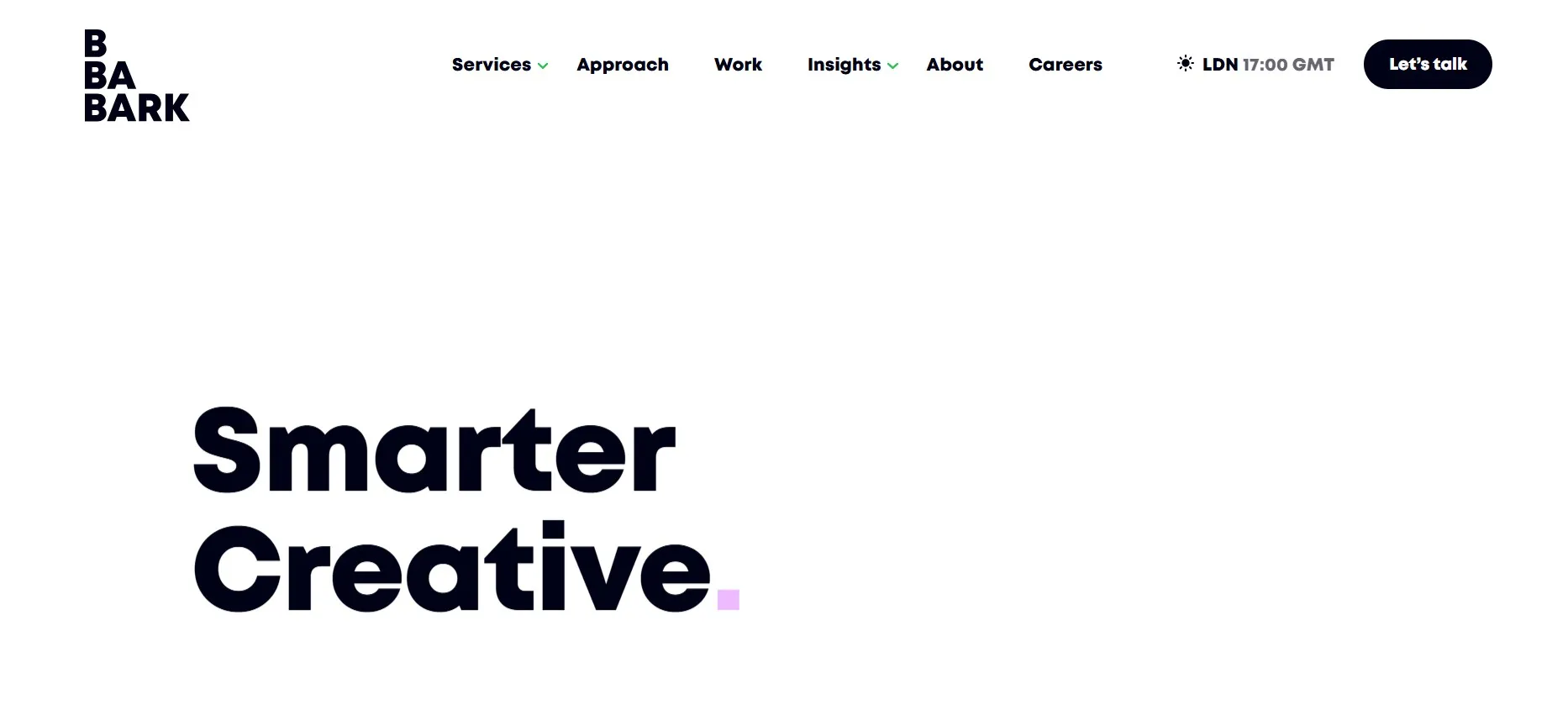 BARK performance marketing agency blending creative strategy and media.