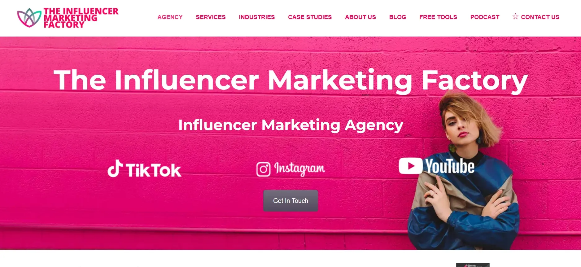 Influencer Marketing Factory agency for TikTok Instagram and YouTube campaigns.