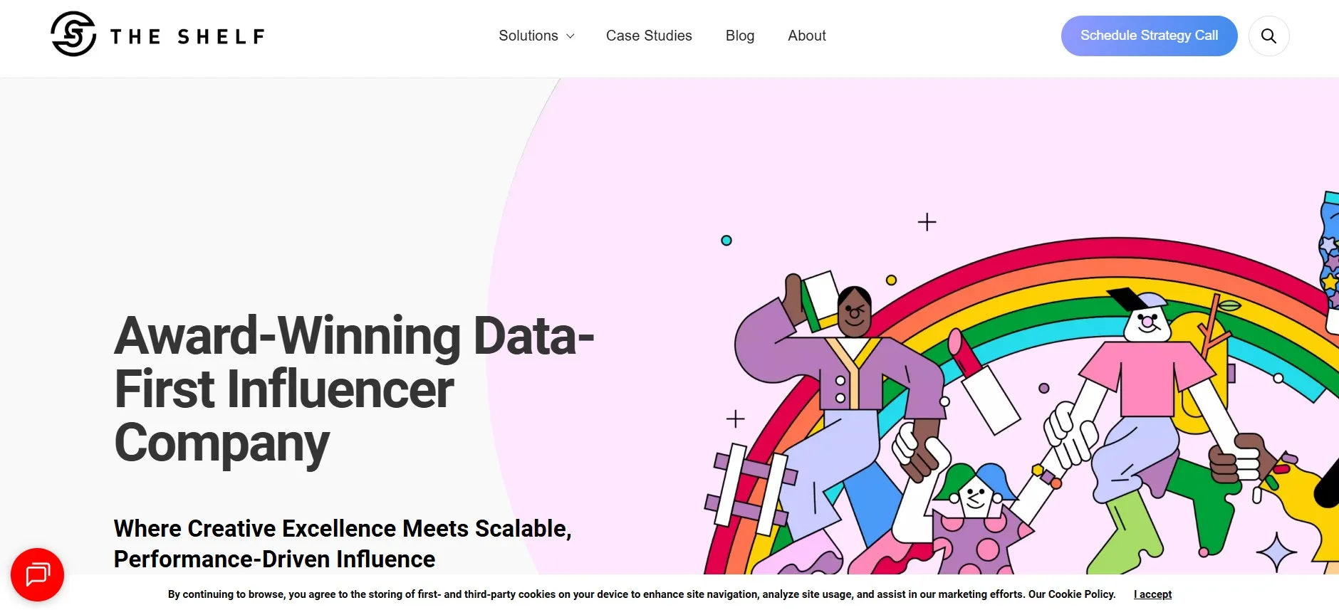 The Shelf data-driven influencer agency focused on campaign performance.