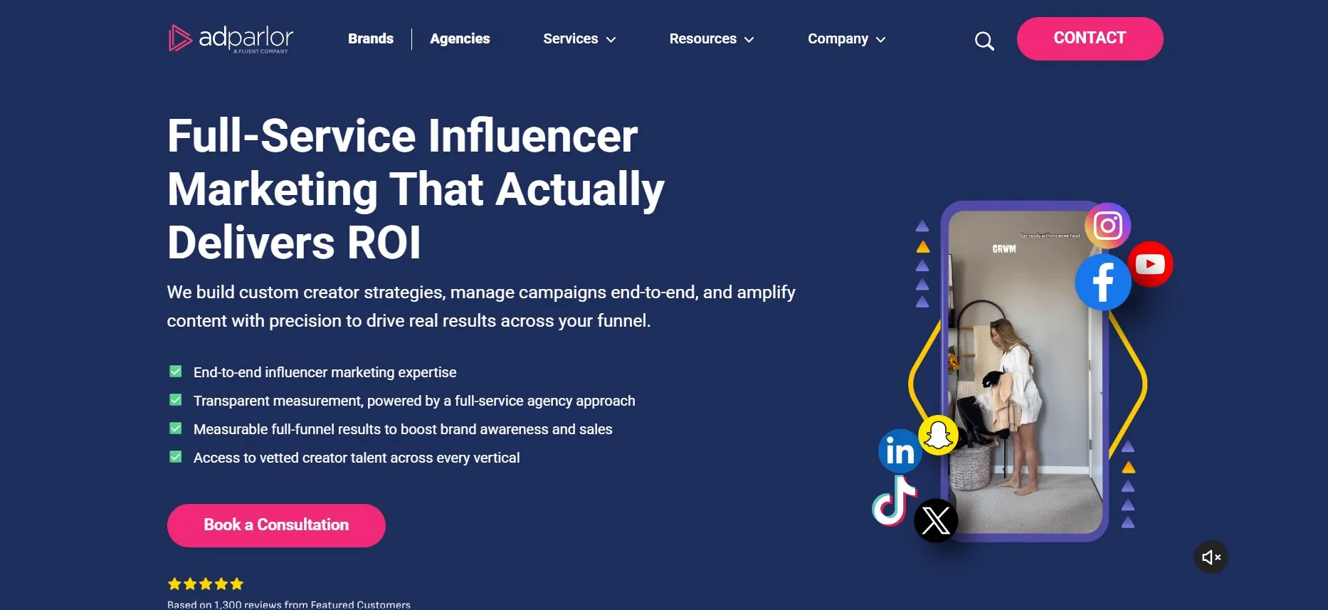 AdParlor full-service influencer marketing and campaign management team.
